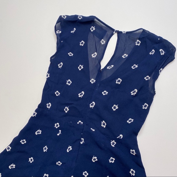 NWOT Reformation Açaí Dress Navy Blue Mini Size 8 - Picture 8 of 15